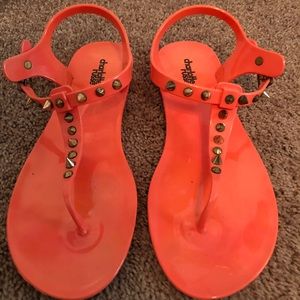 Jelly stud sandals
